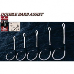 Anzuelo jig DOUBLE BARB ASSIST de Shout 5/0