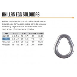 Anillas Egg Soldadas ASari